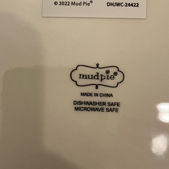 Mud Pie Floral Serving plate 8 x 15 Share Happy NWT Entertain - Picture 4 of 9